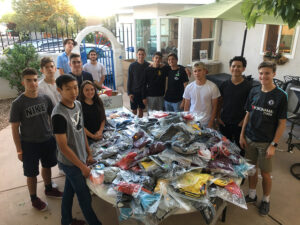 GOS Donation 10 Ecuador Gear Collection Event - Rio Rapids SC Soccer Teams Organizing Gear