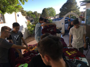 GOS Donation 10 Ecuador Gear Collection Event - Rio Rapids SC Soccer Teams Sorting Gear