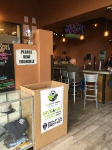 GOS Donation 10 Ecuador Gear Collection - Soccer Gear being Collected at Starr Brothers Brewing