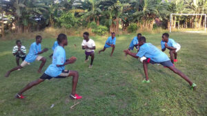 GOS Donation 17 Ghana Uniform Delivery - Young Adults Soccer Players