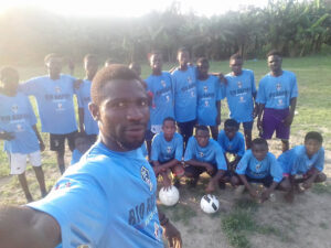 GOS Donation 17 Ghana Uniform Delivery - Young Adults Soccer Players