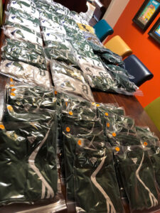 GOS Donation 19 Nigeria Gear Collection - Soccer Uniforms sorted and packaged by Gift of Soccer Team