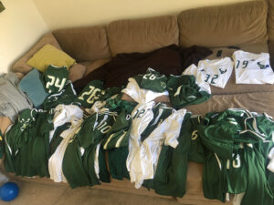 GOS Donation 19 Nigeria Gear Collection - Gift of Soccer Team Soccer Uniform Organizing