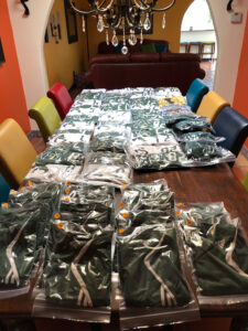 GOS Donation 19 Nigeria Gear Collection - Gift of Soccer Team Soccer Uniform Sorting