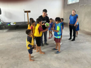 GOS Donation 29 Ecuador Gear Delivery - Kids Learning Soccer