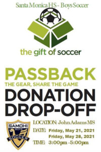 GOS Gear Collection - Gift of Soccer Foundation Partnered with Remote Volunteers like Santa Monica High School Soccer Players