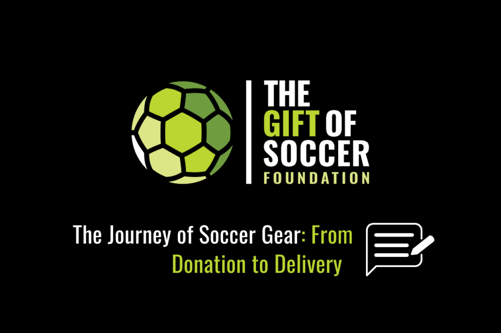 GOS News FI The Journey of Soccer Gear From Donation to Delivery