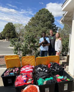 GOS Donation 25 Uganda Gear Collection - Soccer Gear Collected by Eddie Tokpa with GOS Team Jessie and Ken