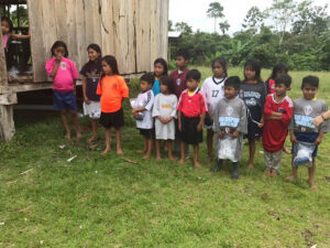 Gift of Soccer Donations Getting to Kids Around the World - Kids Getting Soccer Gifts in Ecuador Remote Villages