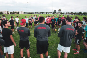 GOS Coaching Volunteering - Ken Levandoski from the Gift of Soccer Foundation Team coaching the University of New Mexico Mens Club Team