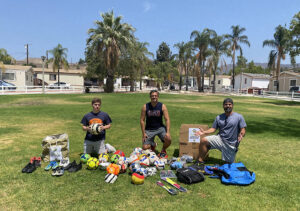 GOS Gear Delivery - Donations for the Gift of Soccer Foundation Team distributed to local Los Angeles CA Organizations via SportsQuest