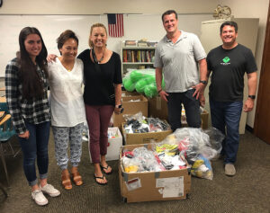 GOS Gear Delivery - Donations from the Gift of Soccer Foundation Team distributed to Hope Christian HS Volunteers