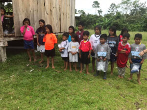 GOS Donation 15 Ecuador Gear Delivery - Kids with their Soccer Gear