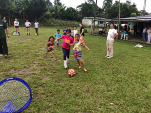 GOS Donation 15 Ecuador Gear Delivery - Kids Playing Soccer