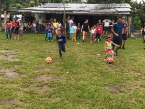 GOS Donation 15 Ecuador Gear Delivery - Kids Playing Soccer