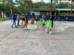 GOS Donation 23 Ecuador Gear Delivery - Kids Playing Soccer