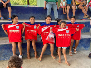 GOS Donation 23 Ecuador Gear Delivery - Kids with Morris Elite Soccer Uniforms