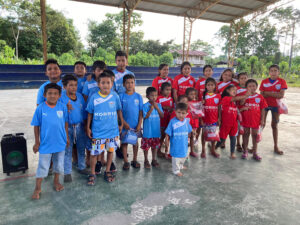 GOS Donation 23 Ecuador Gear Delivery - Kids with Morris Elite Soccer Uniforms