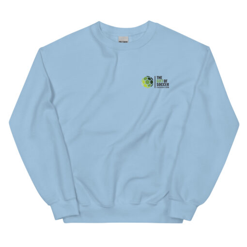 unisex crew neck sweatshirt light blue front 66a6a69c699f2