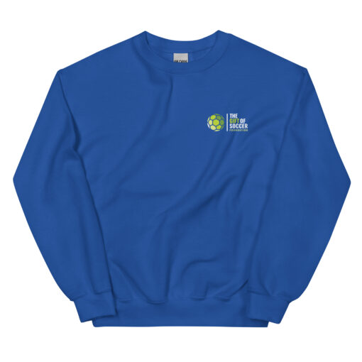 unisex crew neck sweatshirt royal front 66a6a6f4b1298