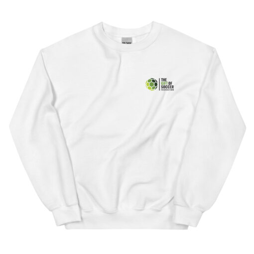 unisex crew neck sweatshirt white front 66a6a69c74898